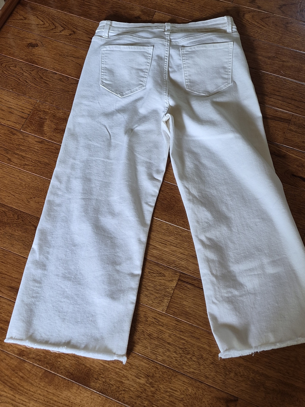 Zenana Outfitters White Wide Leg Jeans - Picture 2 of 11